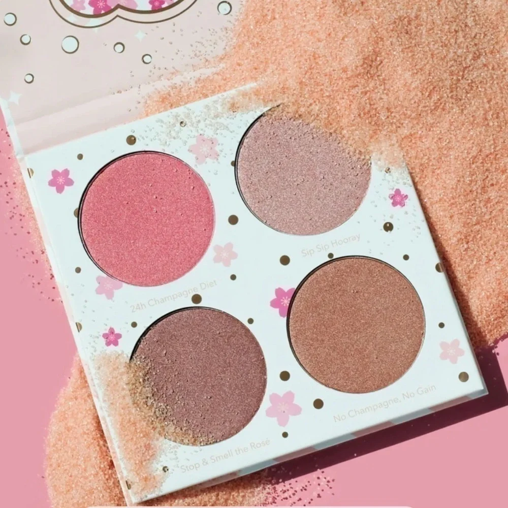 Beauty Bakerie Cotton Candy Champagne Blush Palette Brand New 4 Colors